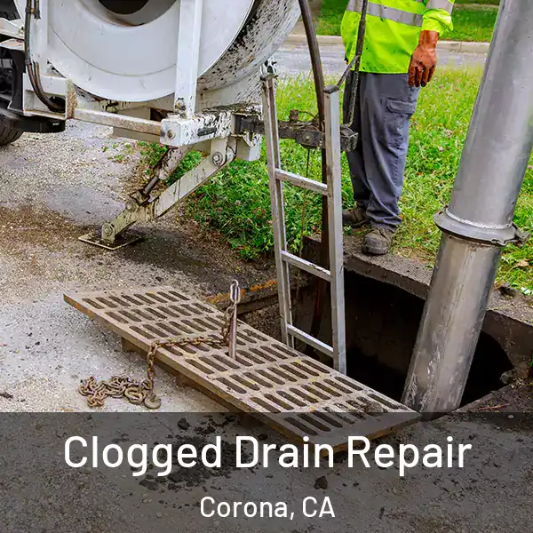  Clogged Drain Repair Corona, CA