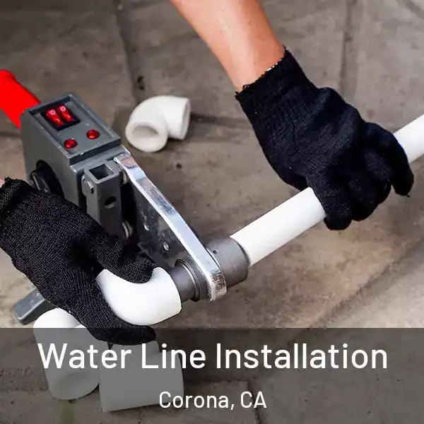  Water Line Installation Corona, CA