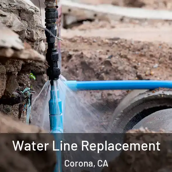  Water Line Replacement Corona, CA