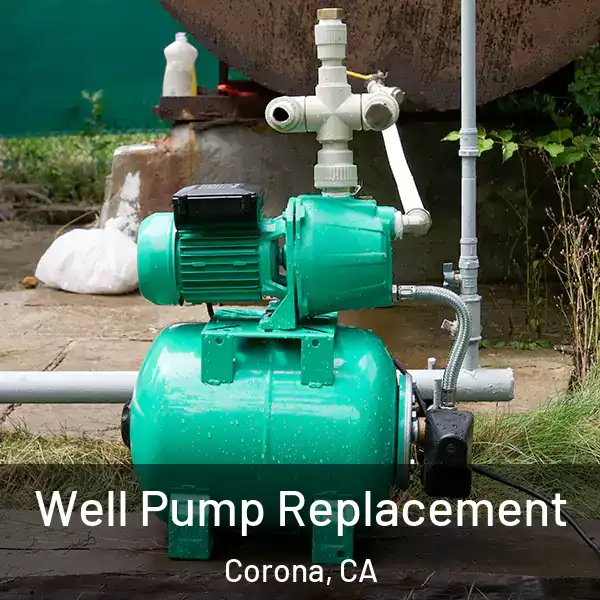  Well Pump Replacement Corona, CA